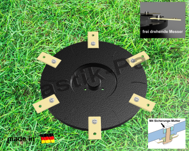 Messerscheibe 6 Klingen Messerteller für Navimow i105E i108E i110N Mähroboter