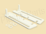 Kippschere Kellerfenster Fenster Ersatzteil Set Mea Mealon Mealuxit lang 197mm